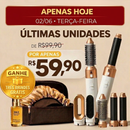 FRETE GRÁTIS - Escova Ellegance Deluxe Hair 5 em 1, Alisa, Seca, Modela, Faz Cachos e Anti-Frizz - BIVOLT (110v/220v)